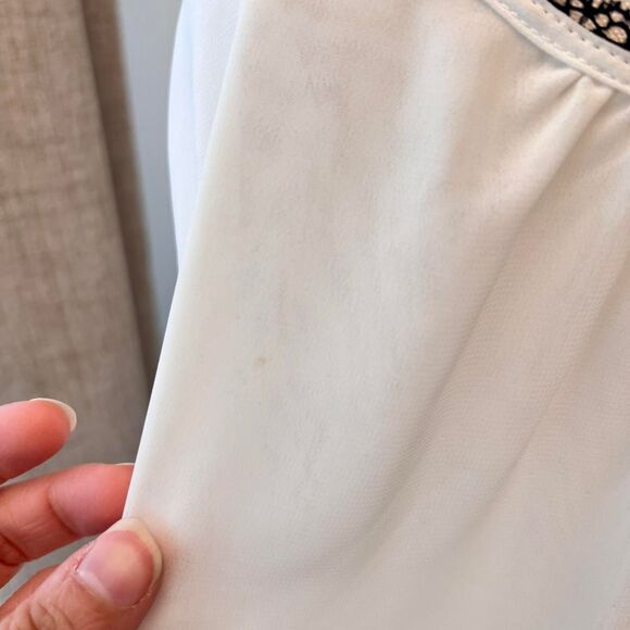 In Bloom by Jonquil Ivory Slip Dress – Lace Trim Nightgown - Size Small - Picture 4 of 8